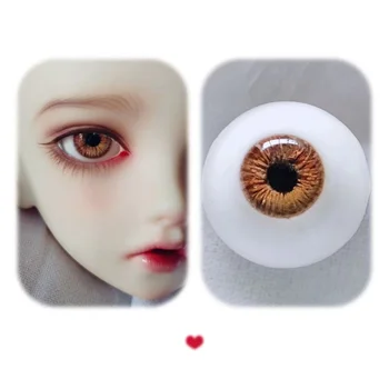 14 мм BJD куклени очи 1/3 кафяв гипсовый очите играчка на очите 1 чифт
