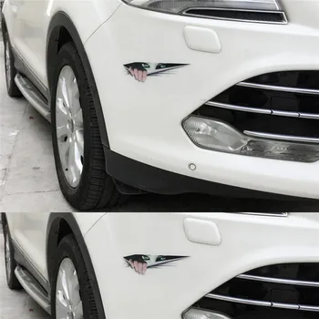 1бр 24 см * 6 см 3D Очите Выглядывающий Чудовище Стикер Воайор Автомобилни Абсорбатори Багажника Трилър Задното Стъкло Забавно Автомобили Стикер Интересен Моделът