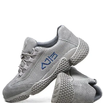 2022 Нова Мъжки Защитни обувки със защита От Удари, Работни Ботуши Със Стоманени Пръсти, Спортна Неразрушаемая Работна Обувки