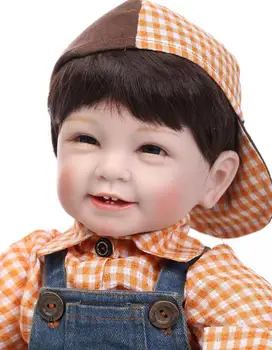 22 инча 55 см подмладени с бебета винил Силиконови кукли Подмладена Детски Кукли Реалистичен Подарък За Новородено, Juguetes Детски Играчки Истински Деца