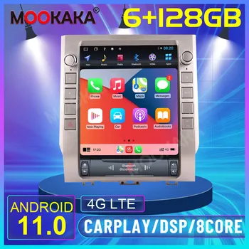 Android 11,0 6 + 28 GB Tesla Вертикален Екран, Мултимедиен Радиото в автомобила На Toyota Tundra 2014-2020 Авторадио Видео плейър GPS Навигация