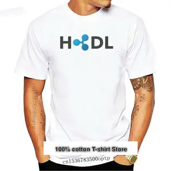Camiseta de HODL ал hombre y mujer, camisa de manga corta против cuello redondo y estampado divertido, 100% algodón, XRP