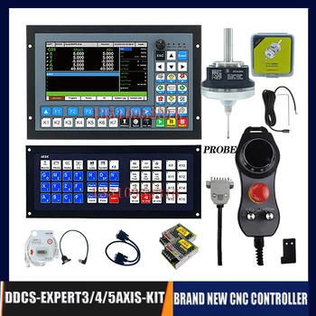 Ddcs-експерт Обновяване на администратора CNC 3/4/5 Axial система за управление на трафика + 3d сонда + Подобрена клавиатура + Mpg Ръкохватката 75w24v Dc