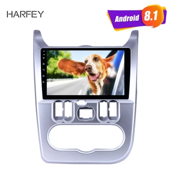 Harfey за Renault Duster/Logan 2009-2013 9 инча Android 8,1 HD Сензорен екран, Bluetooth, GPS Радио, USB AUX подкрепа Carplay 3G WIFI
