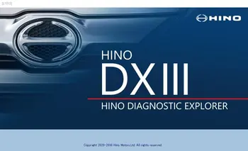 Hino Diagnostic EXplorer 3 - Hino DX3 V1.23.1 [01.2023]+keygen