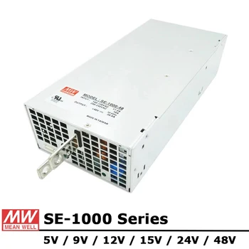 Meanwell SE1000 Импулсно захранване 1000w с един изход постоянен ток 5 До 9 До 12 До 15 В 24-48 MW Mean Well SE-1000