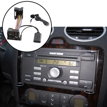 Автомобилен Bluetooth 5,0 Aux Кабел Микрофон Високоговорител Мобилен Телефон Безплатно Адаптер Покана за 6000 CD Ford Mondeo Focus, Fiesta