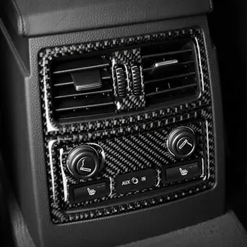 Декоративна Капачка задна отдушник от Въглеродни влакна 2005-2010 за BMW E60 5 серия