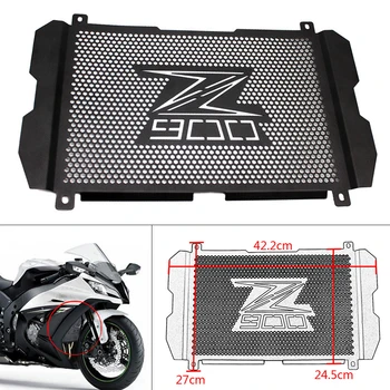 Защита На Предната Решетка Мотоциклет Z900 Протектор Черна Висококачествена Капак Решетка На Радиатора За Kawasaki Z900 2017 2018