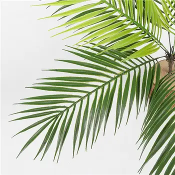 Изкуствени Растения Папрат Пластмасови Листа На Тропическите Палми, Клон Украса На Дома Градина Фотография Сватбен Декор Листа