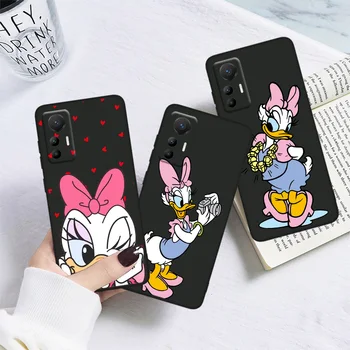 Калъф За телефон Disney Donald Duck за Xiao Mi 12X 12 11T 11i 11 10T 10S 10 9T 9 SE Pro Lite Ultra Note 10 Черен Калъф