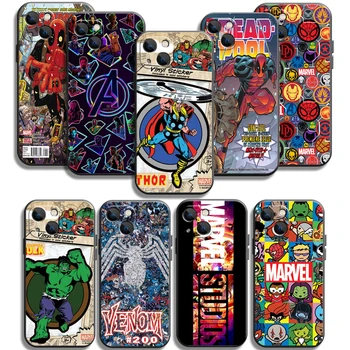 Калъфи за телефони с логото на Marvel US за iPhone 7 8 SE2020 7 8 Plus 6 6s 6 6s Plus X XR XS MAX Funda от мека TPU Carcasa на Корпуса