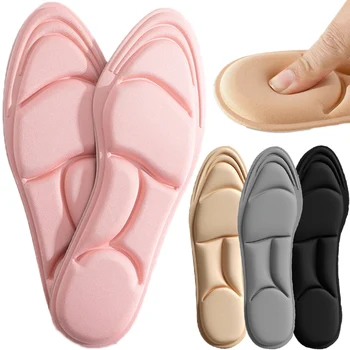 Комфортни Дамски Модни Стелки 5D Memory Foam Обувные Стелки на Мъжки Дишащи Спортни Средства за Грижа За Краката на Ортопедични Супинаторы За Обувки Подложки