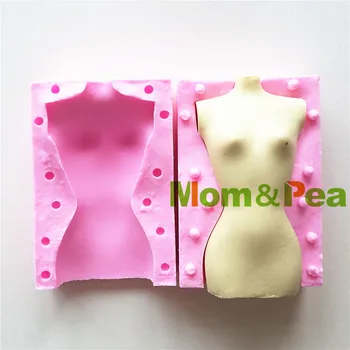Мама и Грах MPA1660 на Женското Тяло във Формата На Силиконовата Форма на Украса на Тортата Скърпвам Торта 3D Мухъл Хранителни Разнообразие