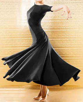 мода модерен танц голяма люлка на бедрата модерното тренировъчно рокля