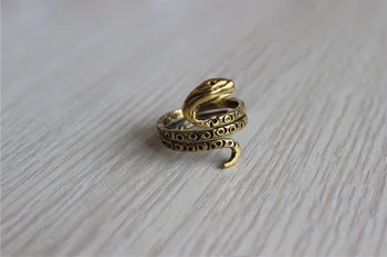 Модно винтажное пръстен, змия пръстен, пръстени с животни, Готик пръстен, пръстен в стил змийска ликвидация, продажба на едро, 10 бр/лот