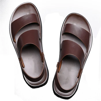 Мъжки обувки 2021 Пролетта и лятото на Нови Сандали с Двойно предназначение Ежедневни Плажни против хлъзгане