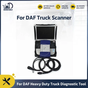 Най-новата версия на софтуер За даф с лаптоп cf19 за разработчик на ДАФ DAVIE многоезичен инструмент за диагностика на неизправности на тежки камиони