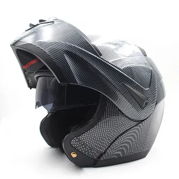 Нов продукт на пристигане необичаен стил водоустойчив дизайн на мотоциклет каска защитна подложка с хлътва удостоверение