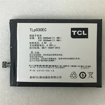 Оригинална батерия TLp030EC 3050 ма за TCL 3S M3G За UMI EMAX Mini 4G LTE Snapdragon 615 восьмиядерный 5,0 