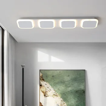 Преминаването на коридор led лампа с модерен прост балкон тавана лампа ивица линеен творчески антре, всекидневна входната светлина