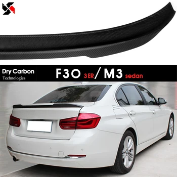 Спойлер на задния багажник от въглеродни влакна със суха карбоновым покритие за BMW F30 3ER 2012-2018 и F80 M3 2015-2020, Отличен за засаждане