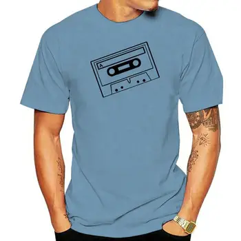 Тениска с кассетой - Черен или бял - размери от S до 3XL - MC 80er Years